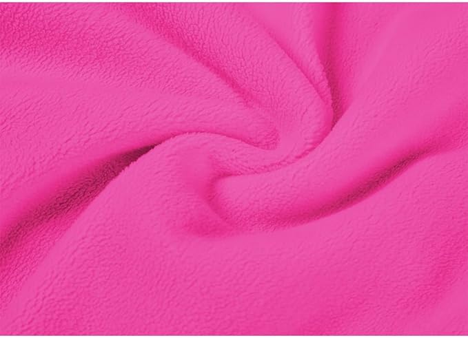 GreenJoy Classic Fleece Dog Sweater – Soft & Warm Stretchy Sweatshirt for Small Dogs & Cats, Cold-Weather Pullover for Everyday Wear (Dark Pink, Small)