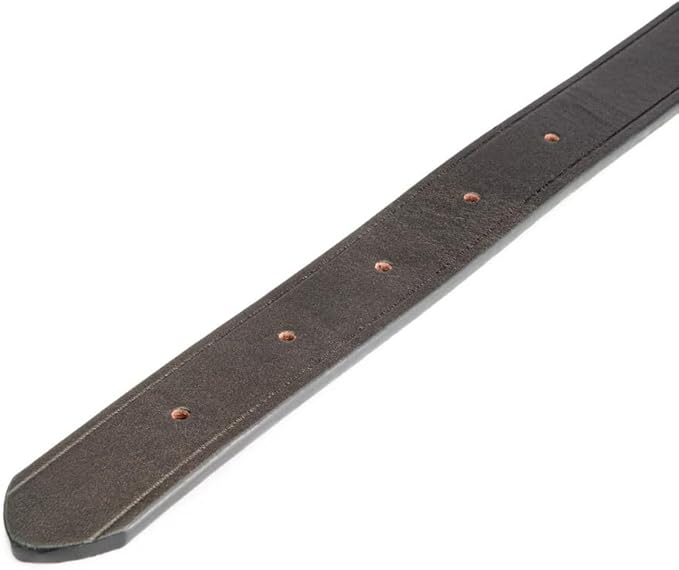 King Buck Premium Leather D Ring Dog Collar, Leather, L/XL