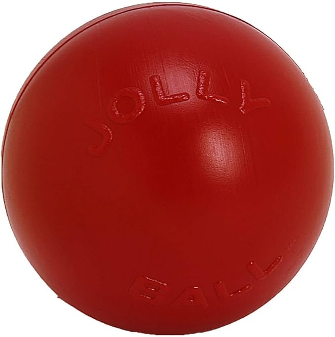 Jolly Pets Push-n-Play Ball Dog Toy, 10 Inches/Large, Blue