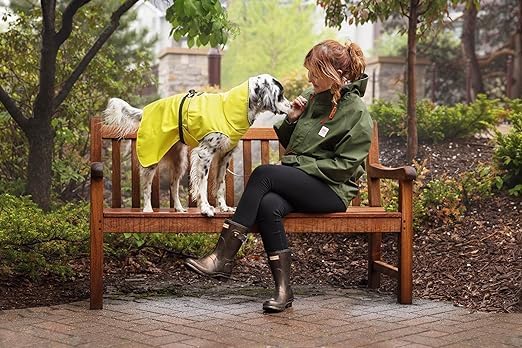 Goldpaw Rainpaw Waterproof Dog Raincoat - Durable Dog Rain Jacket for All Seasons - Easy to Wear, Adjustable, Premium Pet Outerwear - Made in The USA - Machine Washable - Beetroot - Size 8
