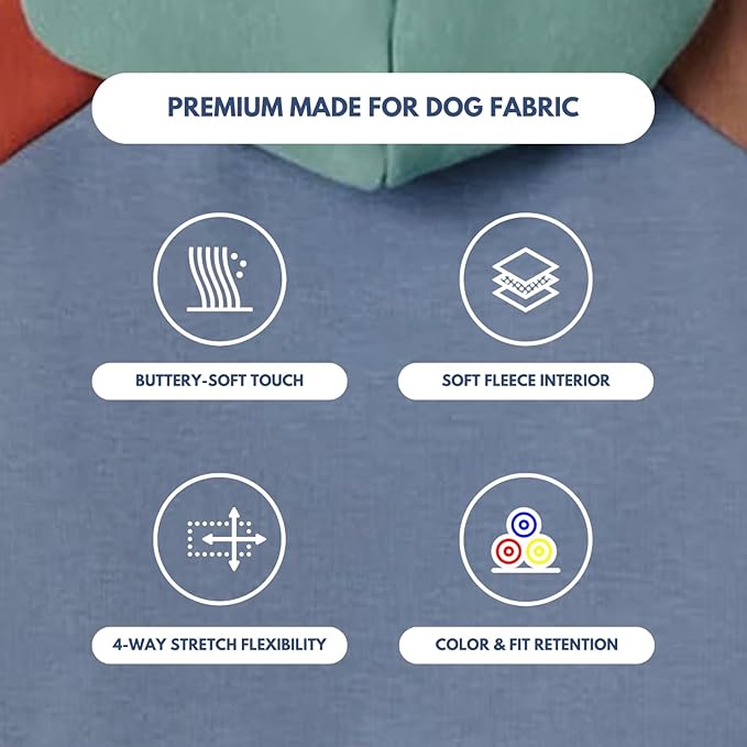 Spark Paws Dog Hoodie – Premium Dog Sweater for Small, Medium, and Large Dogs | Warm Outfits for French Bulldogs, Pitbull, Puppy, Winter Jacket Alternative - Alpine - 5XL