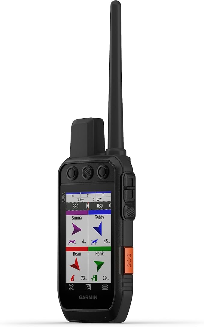 Wearable4U - Garmin Alpha 300i Advanced Dog Tracking and Training Handheld with inReach Technology with E-Bank Bundle