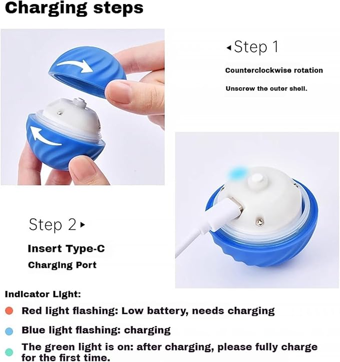 Zoomie Buddy 2.0 Interactive Dog Toys, 2 in 1 Interactive Dog Balls & Pet Feeder, Dog Track Food Leaking Ball, New TPU Rolling Ball for Dogs with Fruit Plush Cover (Blue)