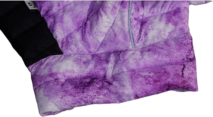 maciai-Purple Waterproof Windproof Reflective Warm Dog Vest, Zippered Adjustable Outdoor Snow Jacket for Small to Large Dogs