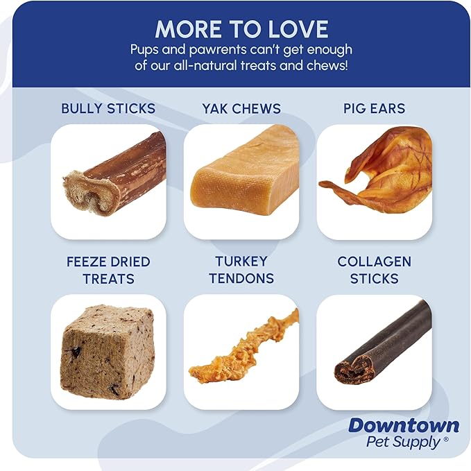 Downtown Pet Supply Yak Cheese Himalayan Dog Chews - Regular Yak Chews Rich in Nutrients for Small to Medium Dogs - Long Lasting, Odorless and Easy to Digest Cheese Dog Treats - 0.5 LB