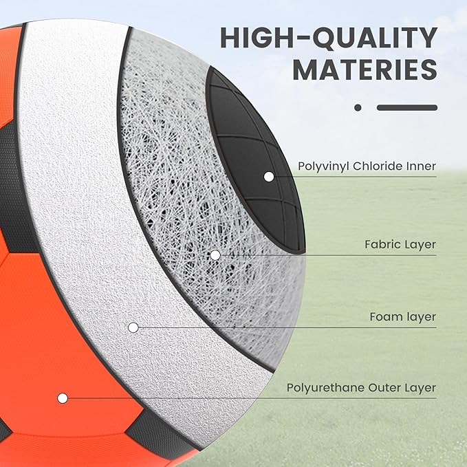 Diman Herding Ball for Dogs: 25 Inch Horse Balls for Outdoor Play, Giant Pet Toys Balls for Australian Shepherd, Dogs or Horses, Orange Black