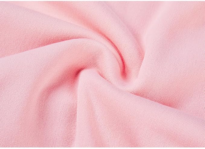 GreenJoy Classic Fleece Dog Sweater – Soft & Warm Stretchy Sweatshirt for Small Dogs & Cats, Cold-Weather Pullover for Everyday Wear (Light Pink, Large)