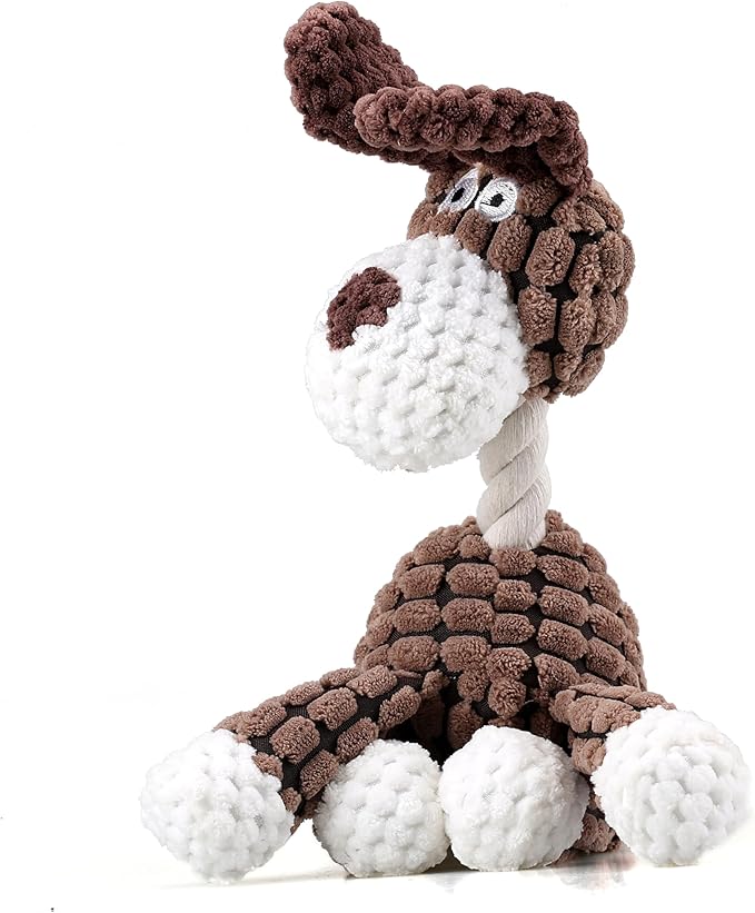 Wobble Giggle Ball and Plush Squeaky Toy Combo (Donkey) (Combo, Dog)