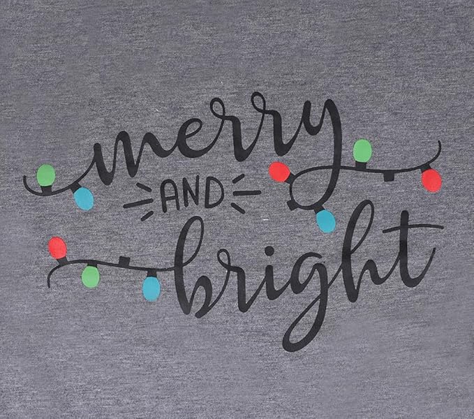 Tobrief Women's Long Sleeve V-Neck Shirts Fall Graphic Tees Loose Casual T-Shirt