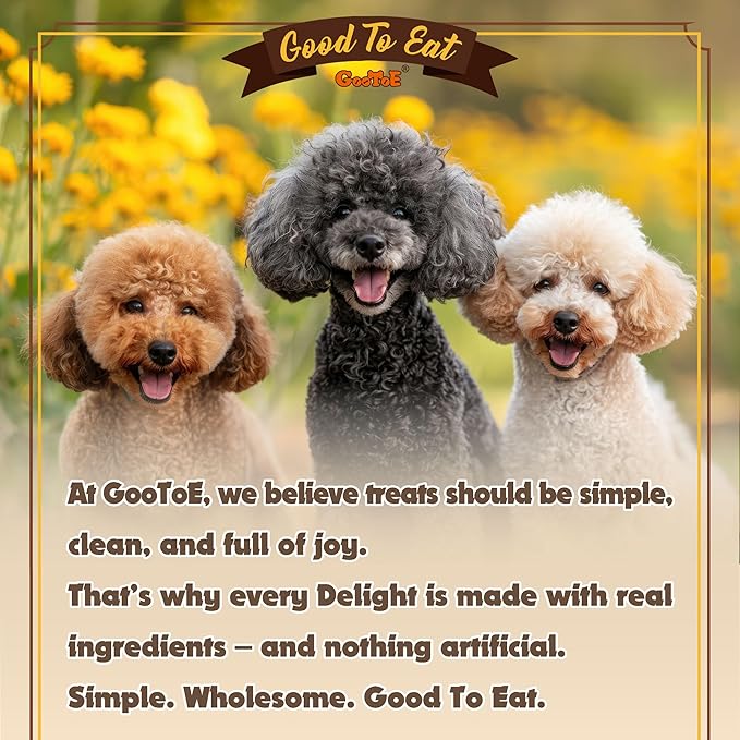 Gootoe Turkey Tendons for Dogs –All-Natural, Hypoallergenic Dog Treats, Rawhide Alternative, Long Lasting Puppy Chews, Healthy Dog Treats for Medium Breeds, Rope (M), 16 oz Pack (1 lb)