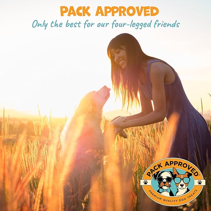 Beef Collagen Chews - Rawhide Free, Long Lasting - 100% Beef Corium, Single Ingredient Dog Treat - Puppy Teething Rings, Natural - 3.5" Rings, Pack of 8