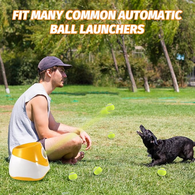 X-Small Dog Tennis Balls Dog Toys Ball 1.72" Pack of 12, Fit Ball Launchers