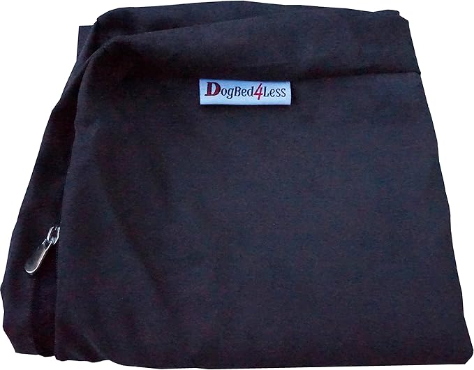 Dogbed4less Orthopedic Gel Memory Foam Pet Dog Bed, Waterproof Liner with External Microsuede Cover and Bonus Antislip Cover (Microsuede Espresso, 35"X20"X4" Inches)