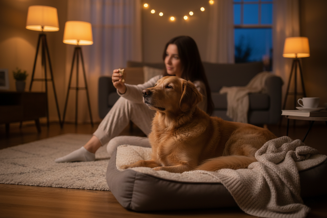 How to Calm Your Dog Before Bedtime