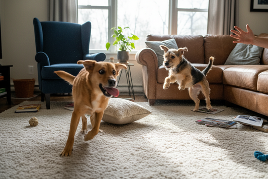Why Your Dog Gets Hyper Indoors