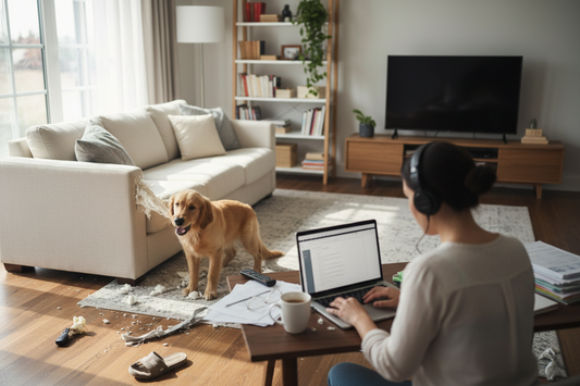 Why Your Dog Chews More When You're Busy