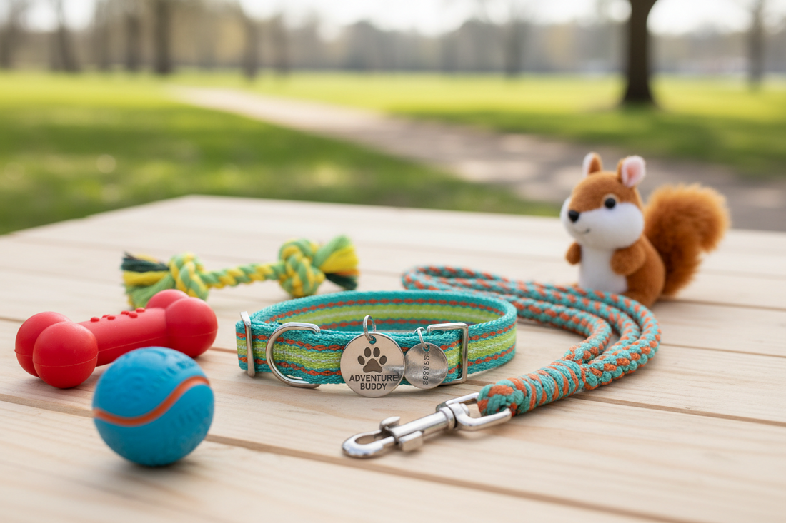 The Adventure Starter Kit: Why Every Dog Needs a Collar with ID Tags, Leash, and Chew Toys