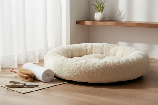 The Comfort & Care Routine: Creating a Home Spa with a Dog Bed, Grooming Brush, and Nail Clippers