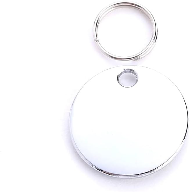 Personalized Dog/Cat Cute Paw Pet ID Tag with Unique Laser Engraving Name and Phone Number for Pet Collar or Key Chain (Blue)