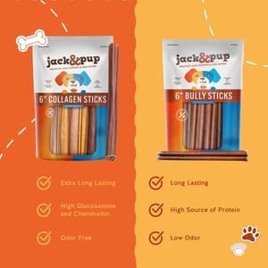 Jack&Pup 6" Collagen Stick 10pk