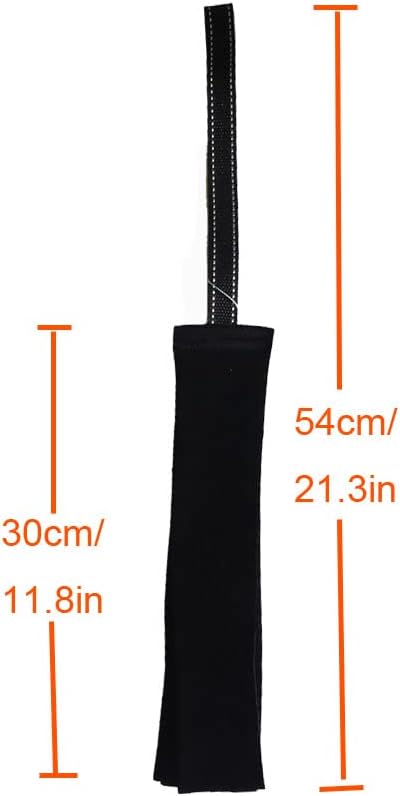 Tealover Dog Leather Bite Rag Durable Ropes Toys Training Tug of War Toys,Medium