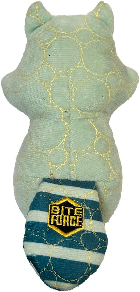 Bite Force - Durable & Strong Dog Toy Racoon with Squeaker, Kevlar-Reinforced Seams for Aggressive chewers.