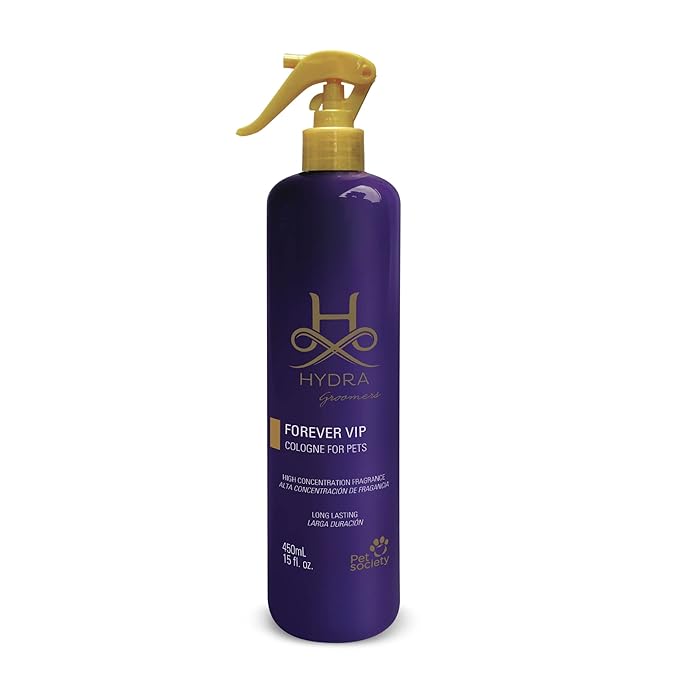 Hydra Forever VIP Pet Cologne, Finishing Cologne for Dogs and Cats, Grooming Spray, 15 FL.OZ