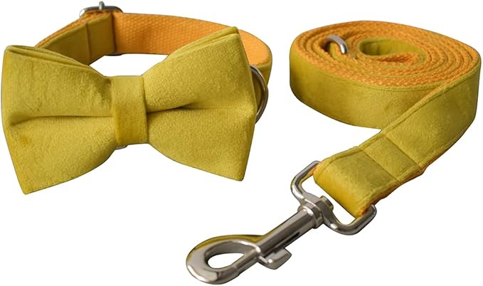 Dog Collar Custom Personalized Engraved Name and Phone Number for Puppy Small Medium Large Pets (S, Yellow)