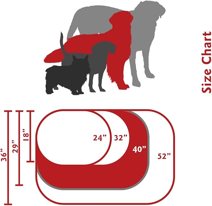 Majestic Pet 40 Inch Bagel Calming Dog Bed Washable – Cozy Soft Round Dog Bed with Spine Support for Dogs to Rest Their Head - Fluffy Donut Dog Bed 40x29x9 (Inch) - Round Pet Bed Large – Tan