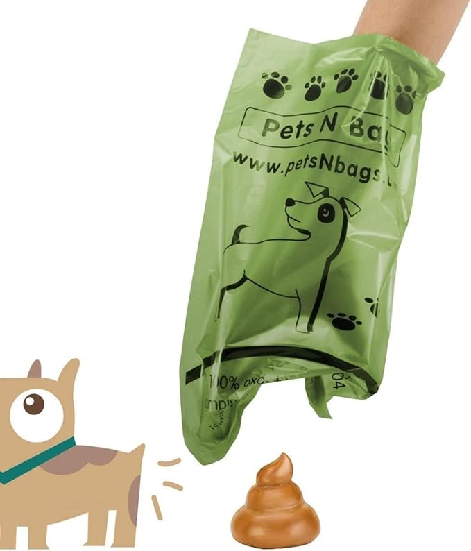 Dog Poop Bags, Dog Waste Bags Unscented Refill Rolls