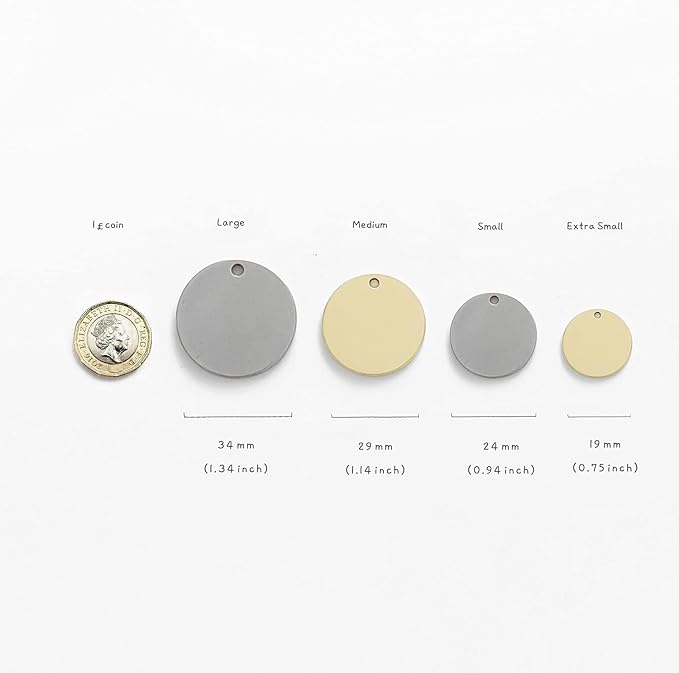 Cats Dogs ID Tags Personalized Lovely Symbols Pets Collar Name Accessories Simple Custom Engraved Supplies for Large Four Legged Child Necklace Chain Anti-Lost Copper Shiny Brass Charm