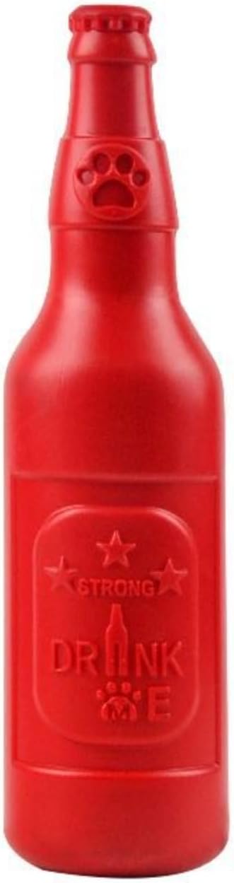 Wine Bottle Dog Toy, Cute Dog Toys for Aggressive Chewers, Bottle Chew Toys for Dogs, Interactive Dog Toys for Large/Medium/Small Dogs to Keep Busy, Dog Swimming Toys