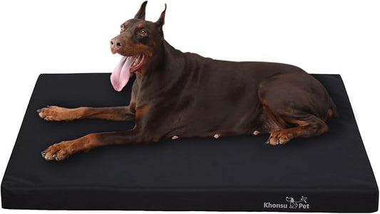 KHONSU PET Outdoor Waterproof Dog Bed Durable Tough Bed -Not Chew Proof (130lb Size XXXL)