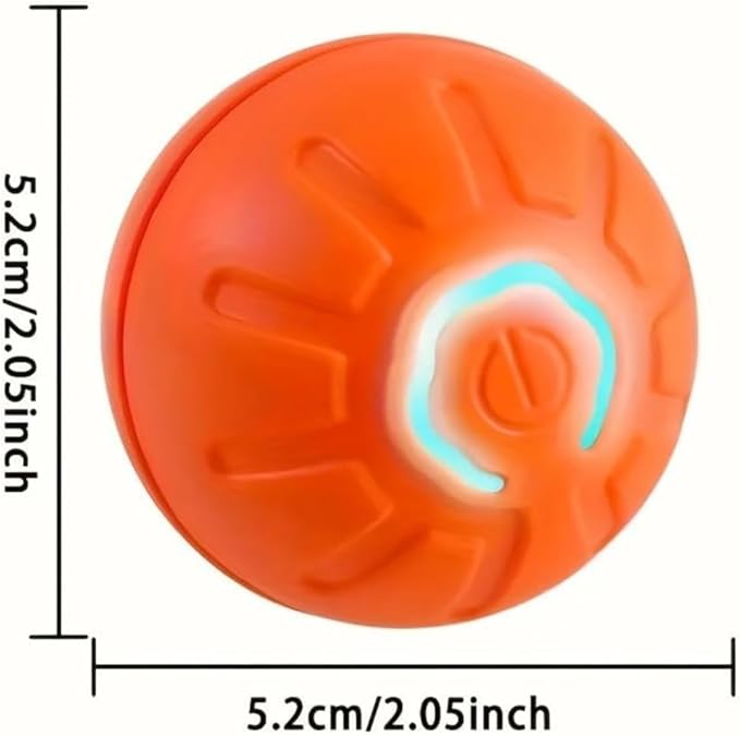 2PCS Shaky Ball for Dogs, Shaky Ball Toy for Dogs, Vibrating Dog Ball, Vibrating Ball for Dogs, Shaky Ball Moving Dog Toy, Automatic Moving Dog Toy Ball, Suitable for All Dogs (Orange+Blue)