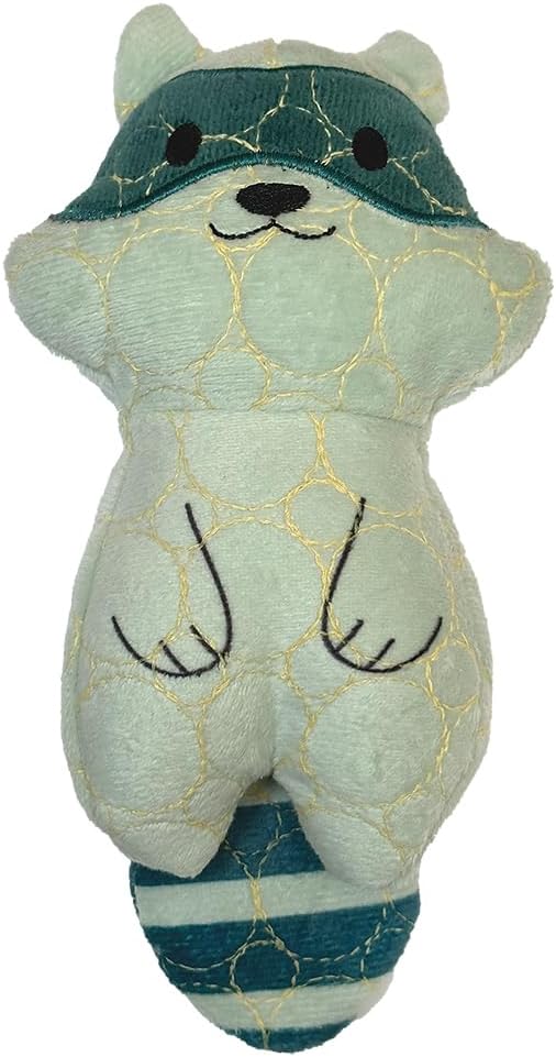 Bite Force - Durable & Strong Dog Toy Racoon with Squeaker, Kevlar-Reinforced Seams for Aggressive chewers.