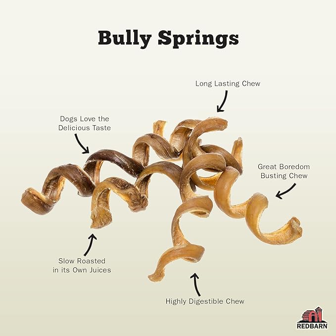 Redbarn Pet Products Bully Springs for Dogs, 3-Count, Pack of 15
