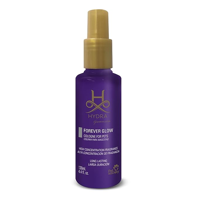 Hydra Groomers’ Forever Glow Cologne, Cat and Dog Cologne and Grooming Spray, 4.4 fl. oz.