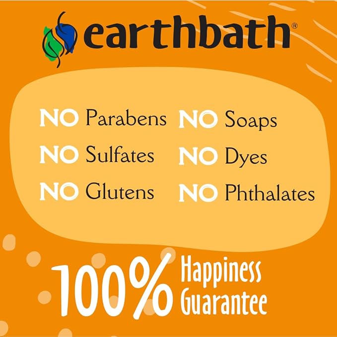 earthbath, Vanilla & Almond 3-in-1 Dog & Puppy Deodorizing Spritz - Dog Odor Eliminator for Strong Odor, Cruelty-Free Dog Cologne, Dog Wash Spray, Made in USA, Dog Bathing Supplies - 8 Oz (2 Pack)