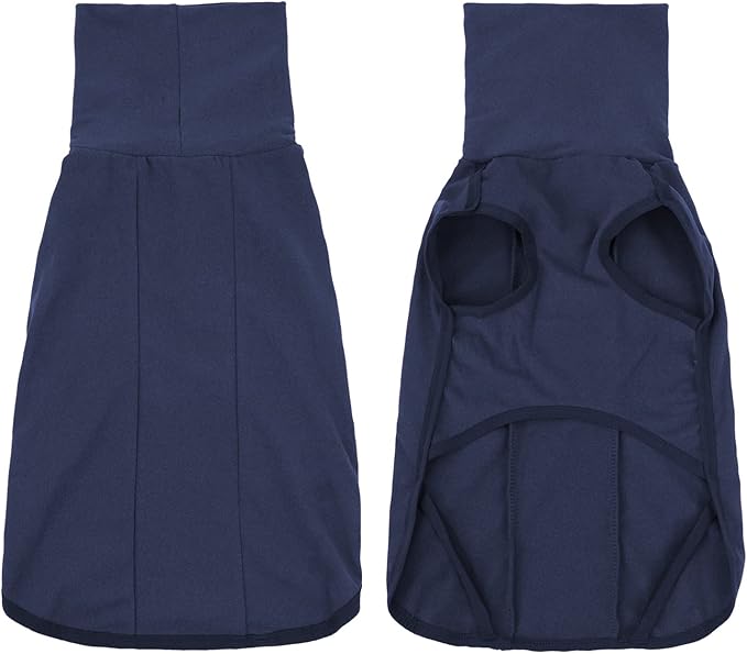 Dog Sweater Pullover Cold Weather Vest for Dogs Dog Sweatshirt & Jacket for Indoor and Outdoor Use (XXX-Large, Navy Blue)