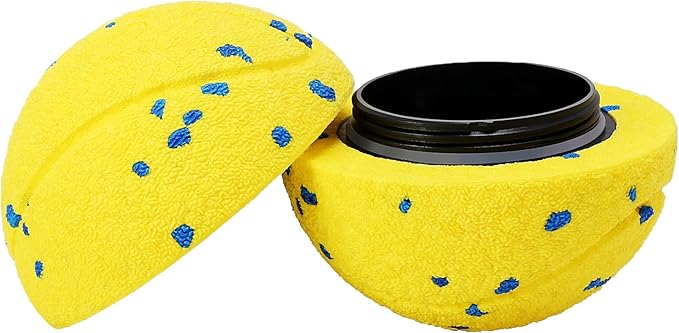 Replacement Shell for Smart Interactive Dog Ball – Durable E-TPU Outer Cover Yellow