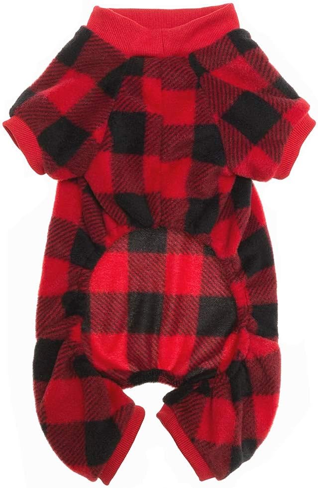 SCENEREAL Dog Pajamas for Small to Large Dogs Soft Pet Sweater Clothes Warm Puppy Onesie Outfits for Doggie Winter Christmas - Dog Jammies Pjs