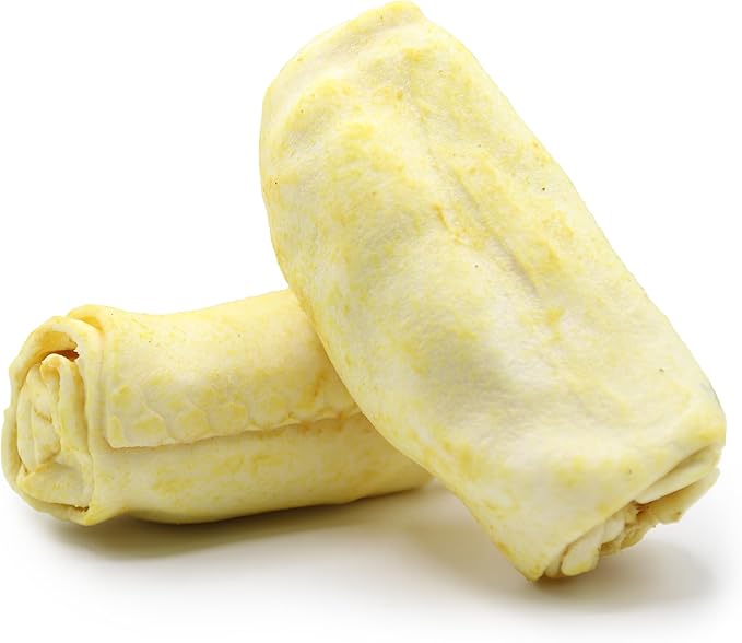 Lucky Premium Treats Chicken Basted Rawhide Stubbys – All Natural Rawhide and Chicken Dog Treats, Gluten Free Premium Large Dog Treats (12 Chews)