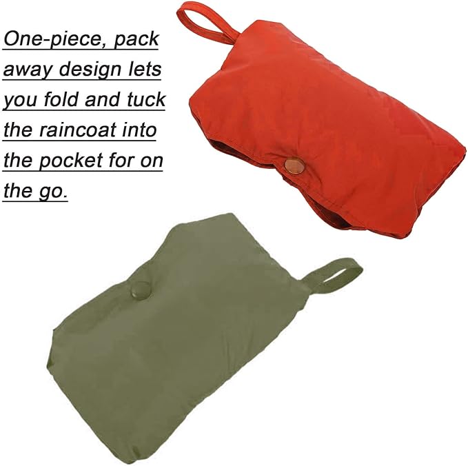 Pet Raincoat Packable Hooded Dog Rain Jacket Reflective Strips Lightweight Adjustable Poncho for Small Medium Large Dogs Army Green XXXL