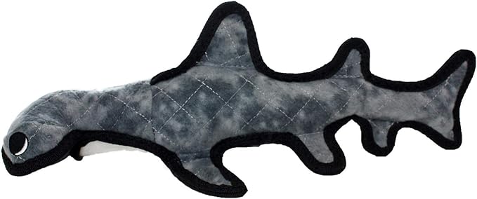 TUFFY - World's Tuffest Soft Dog Toy - Ocean Alligator-Squeakers - Multiple Layers. Made Durable, Strong & Tough. Interactive Play (Tug, Toss & Fetch). Machine Washable & Floats. (Combo Pack)
