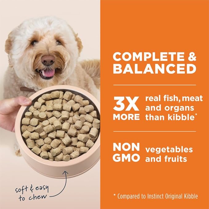 Instinct Freeze Dried Raw Meals, Natural Dry Dog Food, Grain Free - Real Beef, 45 oz. Bag