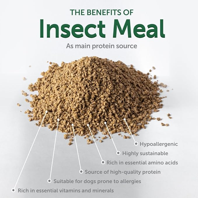 Nature's Protection Training Puppy Treats - Healthy, Grain Free Dog Treats for Small, Medium & Large Breed Dogs with Light Fur (Superior Care - Insects, 5.29 oz)