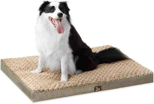 Dog Bed for XXXL Dogs up to 150 lbs with Orthopedic Foam Waterproof Cover Removable and Washable Cover Fluffy Dog Crate Bed with Non-Slip Bottom