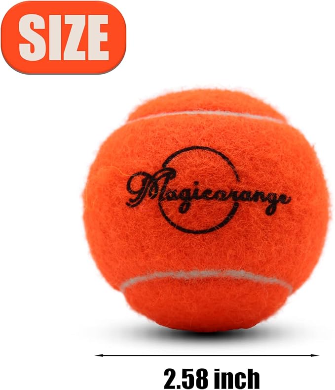 Magicorange Tennis Balls, 30 Pack Advanced Training Tennis Balls Practice Ball, Pet Dog Playing Balls,Good for Beginner Training Ball
