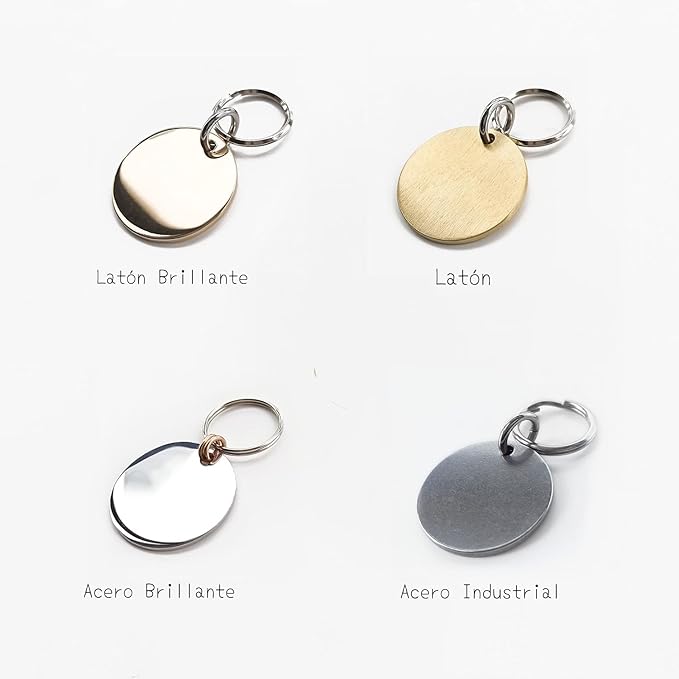 Cat Dog ID Tags Personalized 9 Corolla Styles Flower Wreath to Choose for Extra Small Pets Collar Accessories Brass Copper Engraved Custom on Both Side