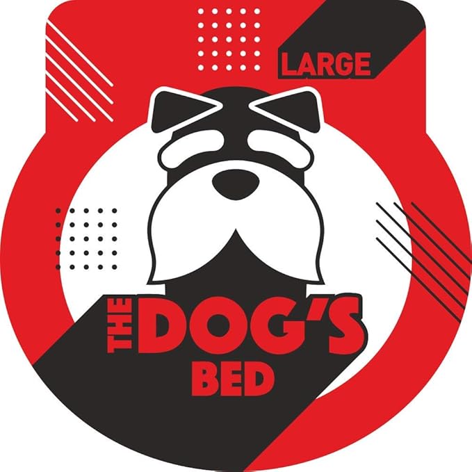 The Dog’s Bed Orthopedic Memory Foam Dog Bed, Large Grey & Black, Waterproof, Supportive Dog Bed with Replaceable Covers